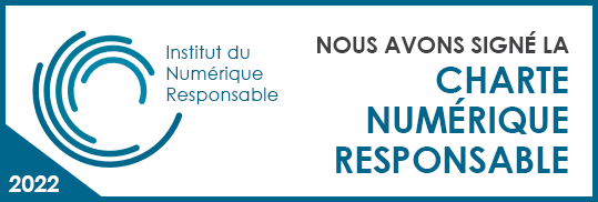 Logo : Signataire de la charte numérique responsable